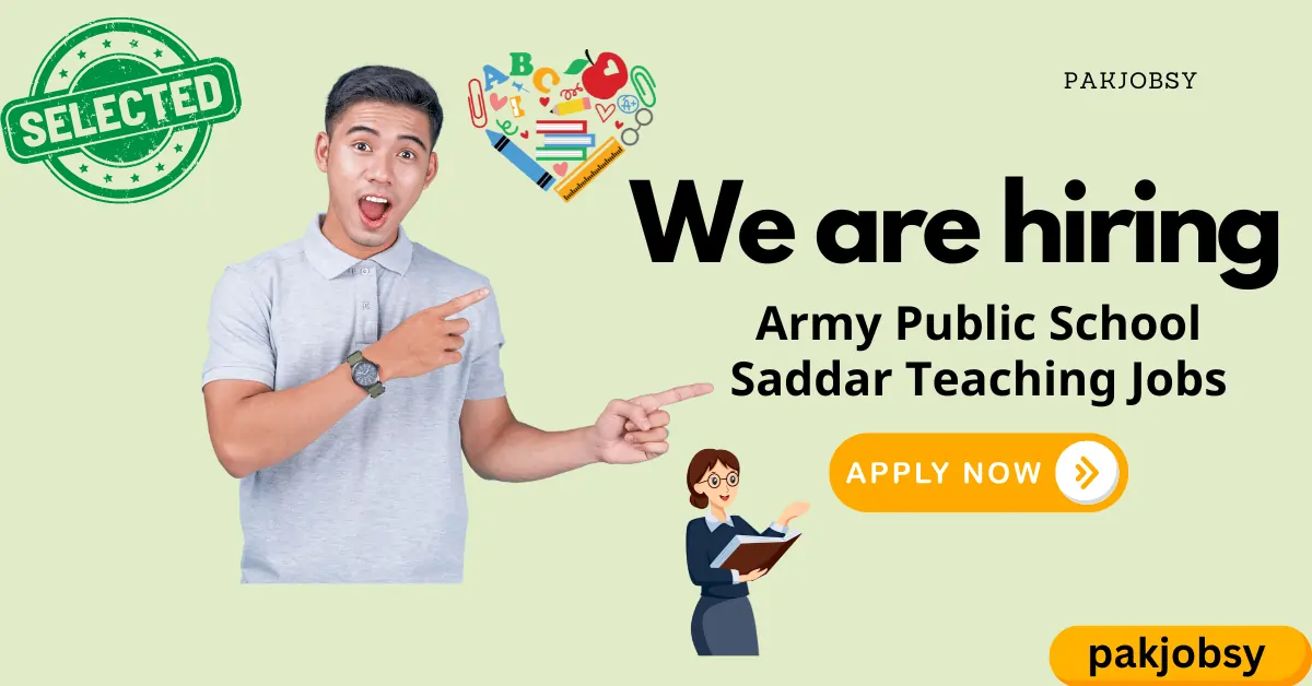 Army Public School Saddar Teaching Jobs