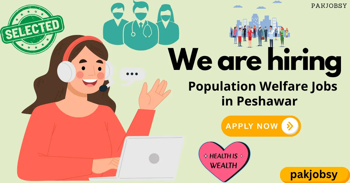 Population Welfare Jobs in Peshawar