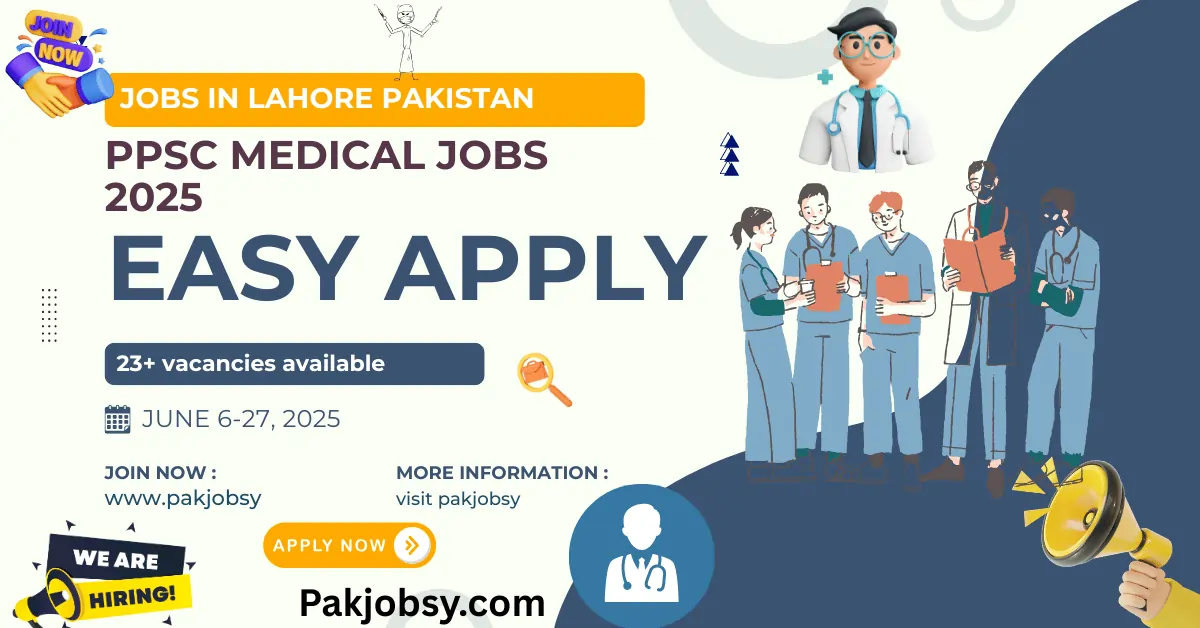 PPSC Medical Jobs 2025