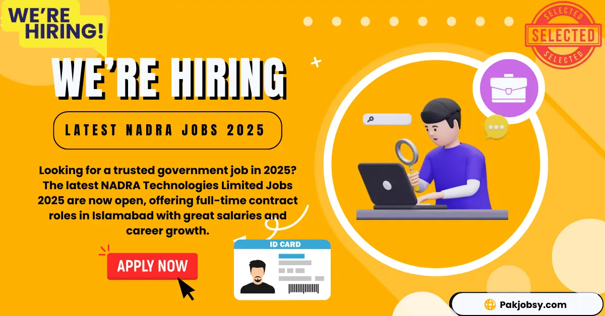 NADRA Technologies Limited Jobs 2025
