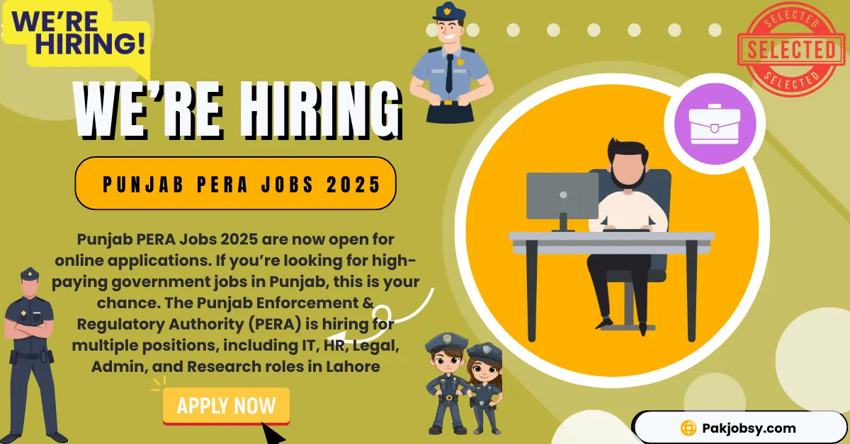 Punjab PERA Jobs 2025