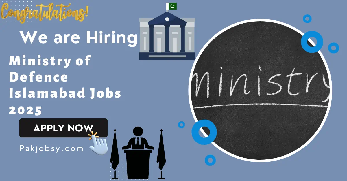 Ministry of Defence Islamabad Jobs 2025