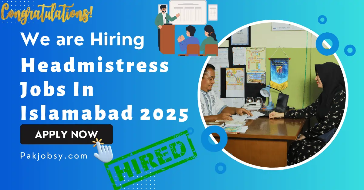 Headmistress Jobs In Islamabad 2025