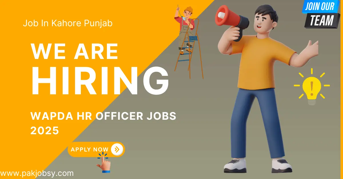 WAPDA HR Officer Jobs 2025 WAPDA HR Officer Jobs 2025
