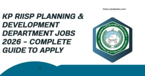 KP RIISP Planning & Development Department Jobs 2026 – Complete Guide to Apply