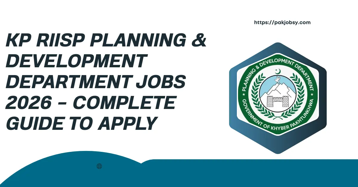 KP RIISP Planning & Development Department Jobs 2026 – Complete Guide to Apply