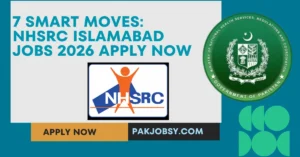 7 Smart Moves: NHSRC Islamabad Jobs 2026 Apply Now
